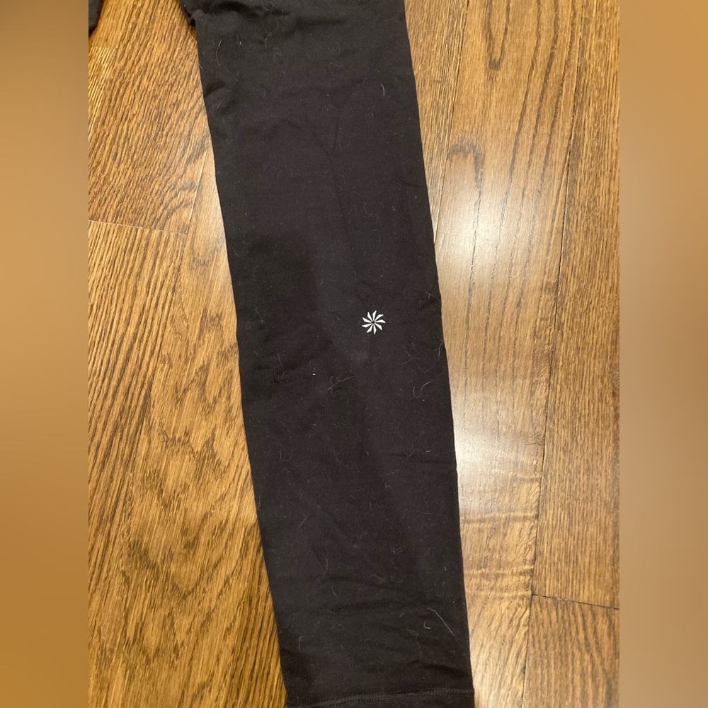 Black lululemon athletica leggings kids XL